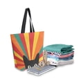 thumbnail image 2 of FORMRS Womens Canvas Tote Bag with Zipper Inner Pocket Shoulder Handbag, Black Cat, 2 of 7