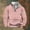 Pink, variant on Timoontee Men's Quarter Zipper Sweatshirts Loose Long Sleeve Stand Up Collar Zebra Striped Print Pullover Tops Fall Winter Casual Thermal Warm Sweatshirts Army Green L