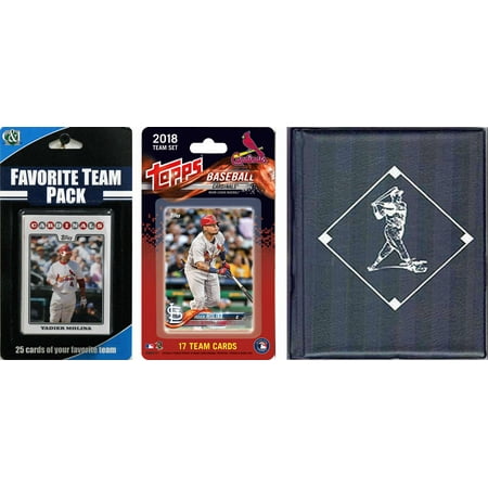 MLB St. Louis Cardinals Licensed 2018 Topps® Team Set and Favorite Player Trading Cards Plus ...