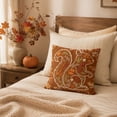 thumbnail image 7 of AuroraX Fall Pumpkin Throw Pillow Covers Thanksgiving Decorative Throw Pillowcase Farmhouse Outdoor Rustic Harvest Home Decor Brown, 7 of 7