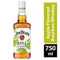 thumbnail image 2 of Jim Beam Apple Flavored Whiskey, 750 ml Single Glass Bottle, 33% ABV 65 Proof, 2 of 11