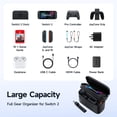 thumbnail image 4 of JSAUX All-in-One Carrying Case BG0121 for Switch 2 & ROG Ally Black, 4 of 8