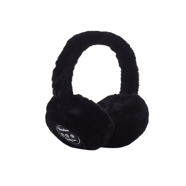 Fasiaou Cache-Oreilles Bluetooth Multifonctionnels Chauds avec Casque Sans Fil, Réduction de Bruit Pliable pour Appels Musicaux, Utilisation Intérieure et Extérieure, Noir
