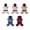 B, variant on Warm Dog Four-Legged Cotton Coat, Pet Winter Insulated Apparel, 4-Legged Design - Cotton Fabric, Thermal For Cold Weather, Comfortable Fit - Available In 9.5, 11, 12.6, 14.2,