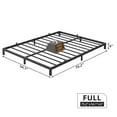 thumbnail image 6 of 6-inch Metal Low Bed Frame with Metal Slat Support, No Box Spring Needed, 6 of 6
