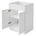 Modern 24-inch Bathroom Vanity Cabinet - Sink Not Included - Sleek