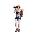 thumbnail image 4 of JWQFBC 1/64 People Figure Mini Architectural Figurine Resin Diorama Scenery Tiny People Woman taking photo, 4 of 9