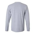 thumbnail image 4 of Mens Plain Crew Neck Ultra Cotton Long Sleeve T-Shirt, 4 of 5