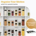 thumbnail image 6 of stusgo 42 Pcs Airtight Food Storage Containers Set with Lids, BPA Free Clear Pantry Canister for Kitchen and Pantry Organization,Plastic Canisters for Cereal, Dry Food and Sugar,Includes 50 Labels, 6 of 8