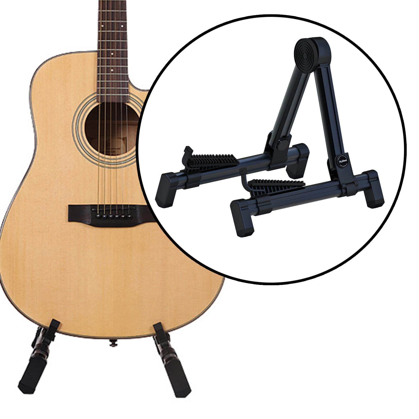 STARTIST Electric Guitar Stand Floor Guitar Stand A Frame Stable Foldable Tripod Professional Guitar Folding Stand for Electric Guitar Black