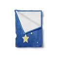 thumbnail image 2 of Zodiac Taurus Soft Flannel Fleece Blanket, Cartoon Bull Character on Blue Cloud in Sky with Stars Constellation and Sign, Cozy Plush for Indoor and Outdoor Use, 70" x 90", Multicolor, by Ambesonne, 2 of 5