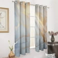 thumbnail image 3 of Abstract Colored Marble Luxury Window Curtains Blinds for Living Room Kids Bedroom Bathroom Kicthen Door Home Decor 2 Panels, 3 of 6