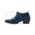 thumbnail image 5 of Stacy Adams Sandoval Cuban Heel Boot Croco print Navy 25666-410, 5 of 7