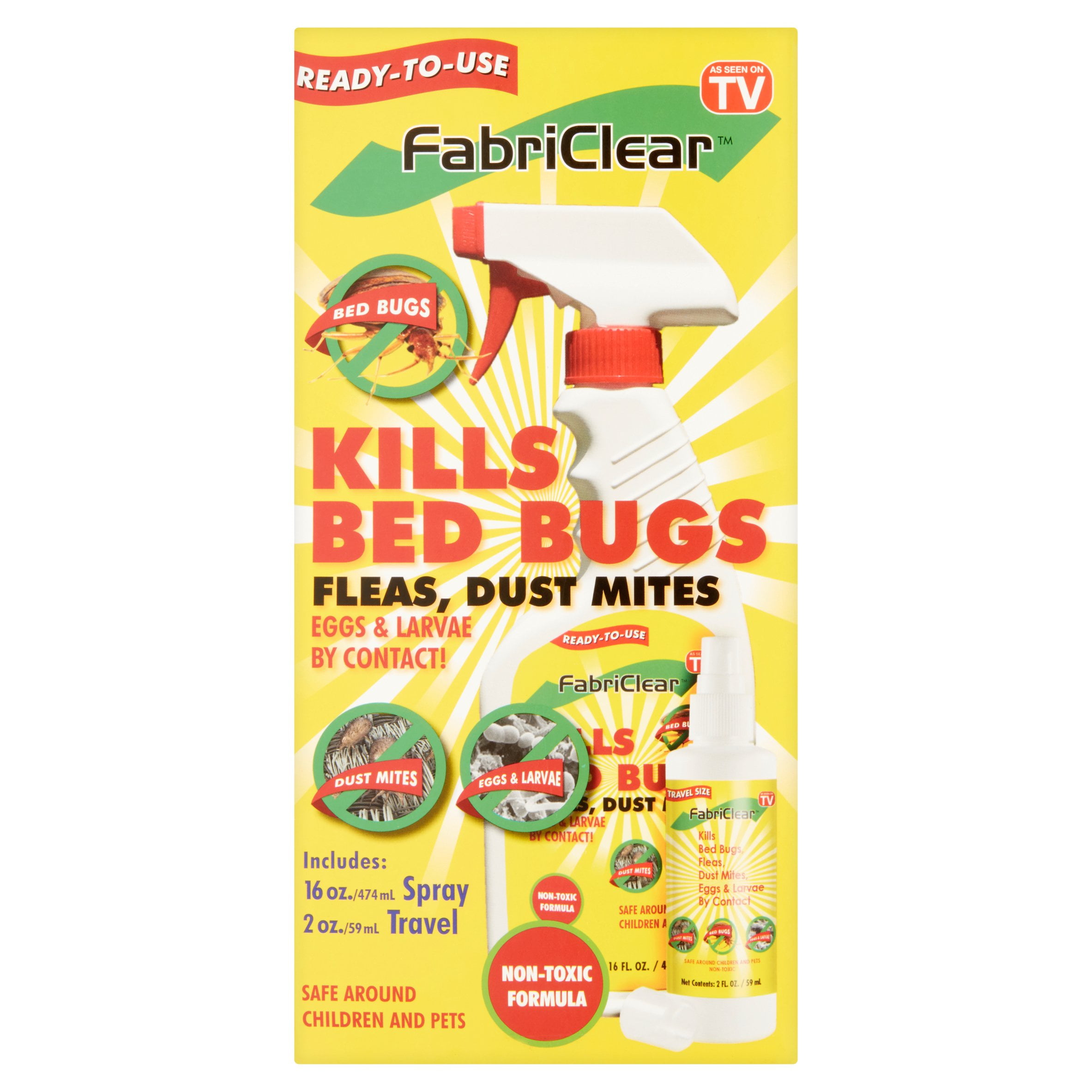 as seen on tv fabriclear for bed bugs - walmart as seen on tv fabriclear for bed bugs - walmart