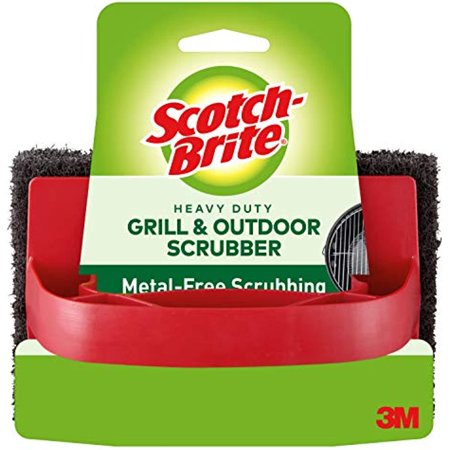 Scotch-Brite Heavy Duty Grill & Outdoor Scrubber  Ideal For Concrete  Patio Bricks  Bbq Tools And Charcoal And Gas Grills