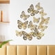 thumbnail image 2 of Pegatinas de Pared Xihbxyly 12 Piezas de Metal texturado, 2 of 6