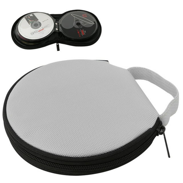 Portefeuille Portable pour CD/DVD, Capacité de 20, Étui de Rangement Étanche pour Disques CD, Compact et Facile à Ranger pour Voiture, Maison et Voyage