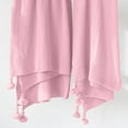 thumbnail image 6 of Acrylic Knit Sofa Throw - Lightweight Office Nap Blanket Reversible Fringe Accent Cozy Home Decor Gift-Ready Warm Bed Couch Cover(Pink), 6 of 7