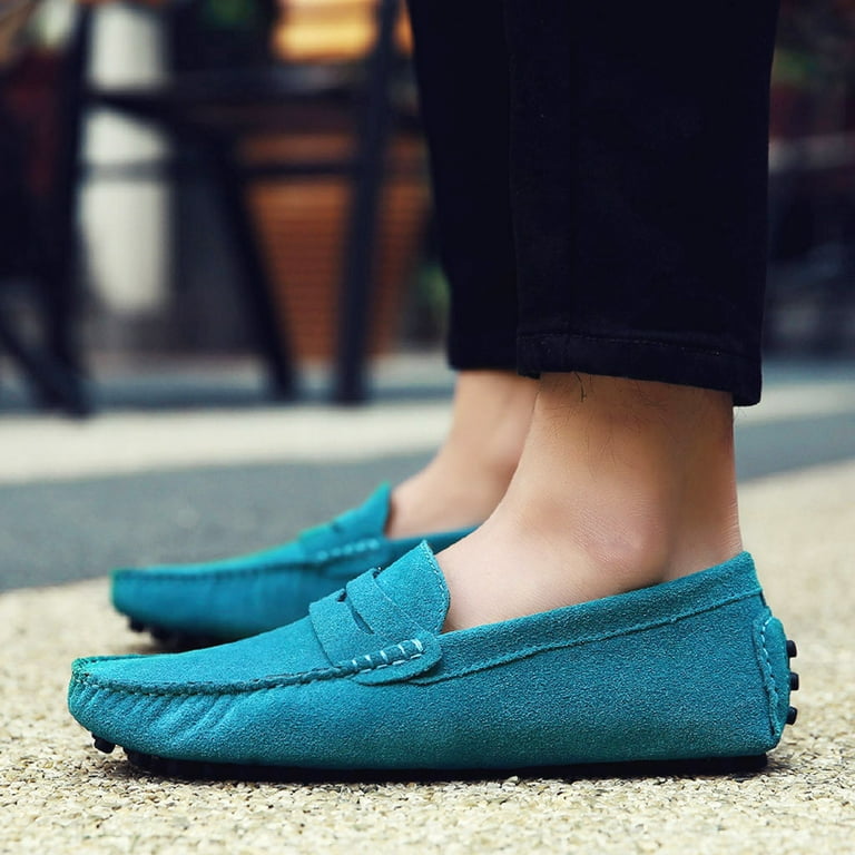 Men's Loafers Men's Slip-On Shoes Wild Suede Comfortable Casual Breathable Shoes Casual Shoes 47 - Walmart.com