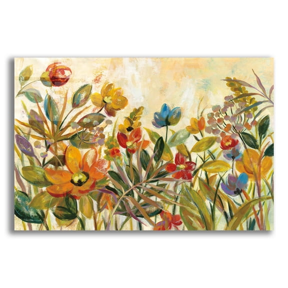 Epic Art 'Rain Forest Floral' by Silvia Vassileva, Acrylic Glass Wall Art, 24"x16"