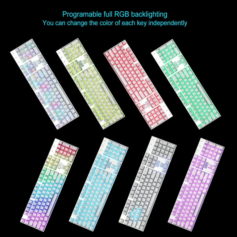 HUO JI E-Yooso Z-88 Mechanical Gaming Keyboard, Red Switches