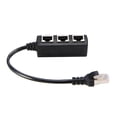 thumbnail image 1 of 4pcs RJ45 Cable Ethernet Splitter 1 A 3 Puerto Red LAN, 1 of 5