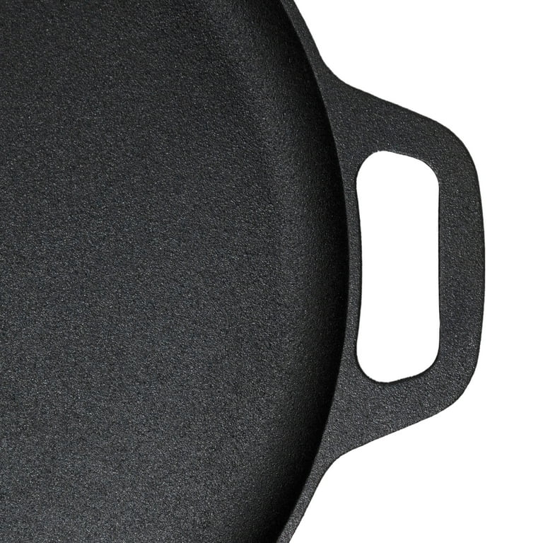 Backcountry Iron 12 Inch Round Large Pre-Seasoned Cast Iron Skillet