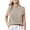Beige, variant on Vmvidoty Womens Knit Tops 2026 Spring Summer V Neck Shirts Casual Trendy Women's Blouses Basic Tee Khaki L