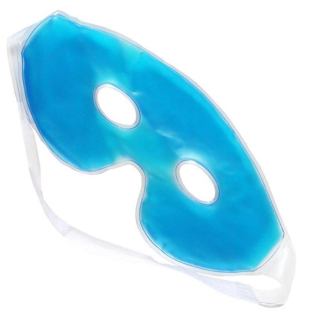 Mascarillas de gel Vevor paquete de 2 con bolsillo para compresas frías y calientes