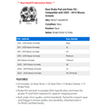 thumbnail image 2 of Rear Brake Pad and Rotor Kit - Compatible with 2005 - 2015 Nissan Armada 2006 2007 2008 2009 2010 2011 2012 2013 2014, 2 of 2