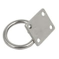 thumbnail image 2 of Unique Bargains 6pcs 304 Stainless Steel 5mm Thick Square Sail Shade Pad Eye Plate w Ring, 2 of 3