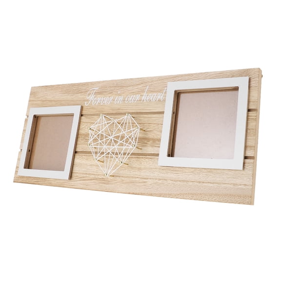 BESTYASH 1 Set Mom Picture Frame White Hemp Rope Heart Picture Frame Wall Decoration for Home Decor