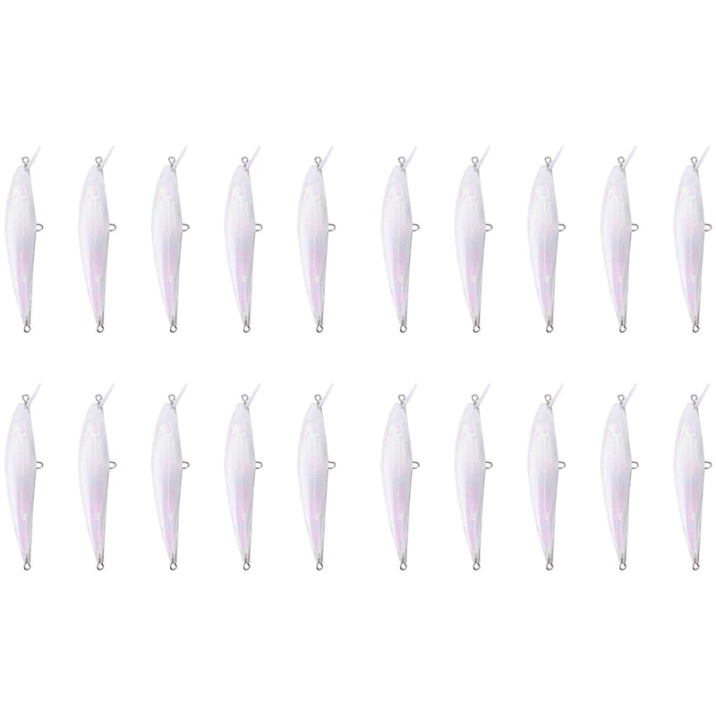 10 Cuerpos De Señuelo De Pesca Topwater Sin Pintar De 2 1/2 Pulgadas