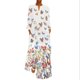 thumbnail image 1 of Ichuanyi liquidación de mujeres estilo retro para mujeres impresas novena manga suelta en v cuello largo vestido largo ICHUANYI WER2023082208197, 1 of 8