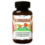 Ashwagandha Capsules with Ginger & Black Pepper Extract -1310mg -Organic Ashwagandha Root Powder -Anxiety Relief, Stress Relief, Mood, Thyroid Health -Adaptogen -Non-GMO -90 Veggie Capsules