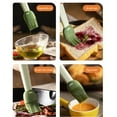 thumbnail image 4 of Clearance! Nomeni Basting Brush Food Grade Silicone Brush Oil Brush Kitchen Pancake Oil Brush Household High Tem Grilling Accessories Green, 4 of 4