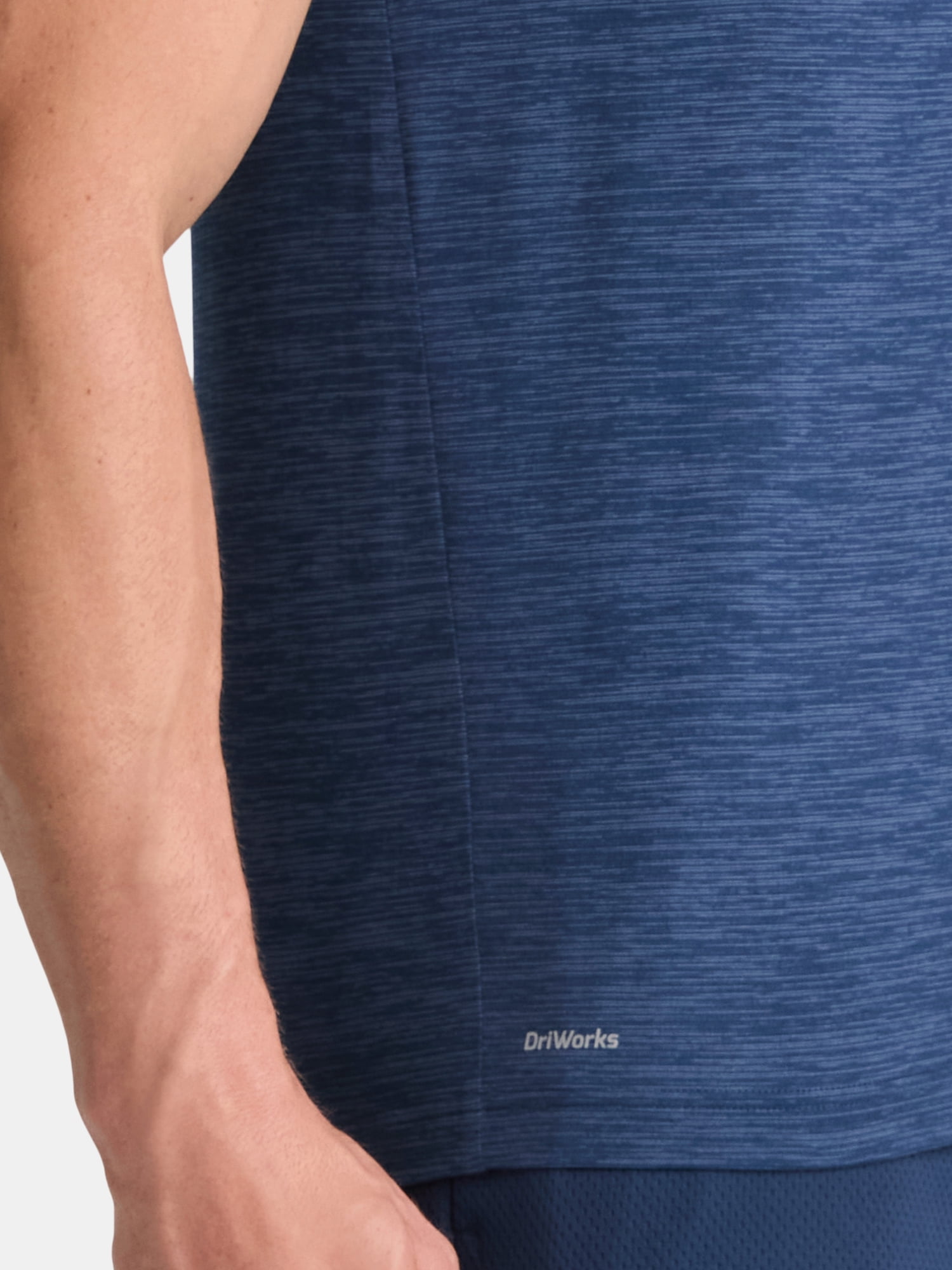 Athletic Works Men's & Big Men's Jersey and Space Dye Muscle Tee, Sizes XS-5XL