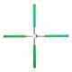 thumbnail image 2 of Brazalete de entrenamiento de pie con hombros descubiertos de acero inoxidable para esculpir el cuerpo. Verde, 2 of 7