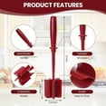 thumbnail image 3 of Meat Chopper, Hamburger Chopper, Potato Masher - Professional Multifunctional Heat Resistant Nylon Ground Beef Smasher Kitchen Tools And Gadgets, ​Safe For Non-Stick Cookware, Red, 3 of 7
