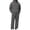 Dark Gray, variant on Delconic Mens Fleece Lined Hooded Tracksuit Set Loose Fit Zip Front Sweat Jacket and Straight Leg Pants Two Piece Outfit Beige L