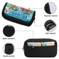 thumbnail image 4 of BUBBLE GUPPIES Big Capacity Pencil Case, Large Storage Pencil Pouch Pen Case Bag with Zipper, Pencil Case for Office Supplies, 4 of 8