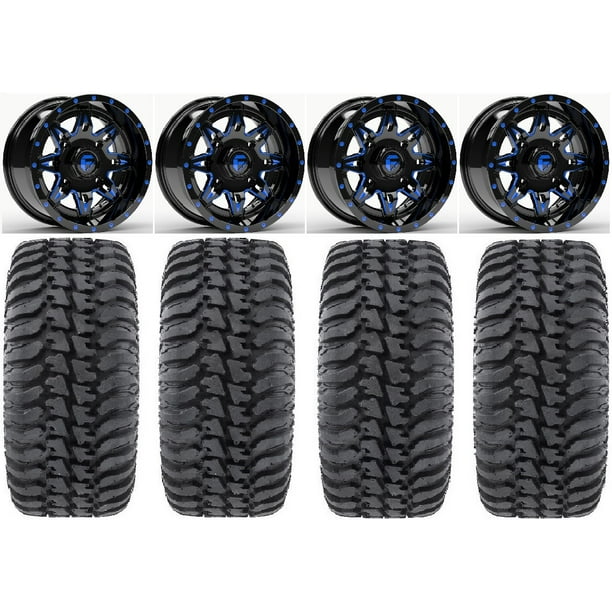 Fuel Lethal Blue 15 Wheels 30 Regulator Tires Can Am Maverick X3 Honda Pioneer 1000 Talon Walmart Com Walmart Com