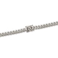 thumbnail image 4 of LoveBling 10k White Gold 6mm Solid Miami Cuban Link Chain Necklace with Secure Box Lock (18"), 4 of 6