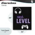 thumbnail image 4 of Stupell Industries Eclectic Next Level Headset & Controller Canvas Art, 36 x 48, by Christine Simpson Art, 4 of 8