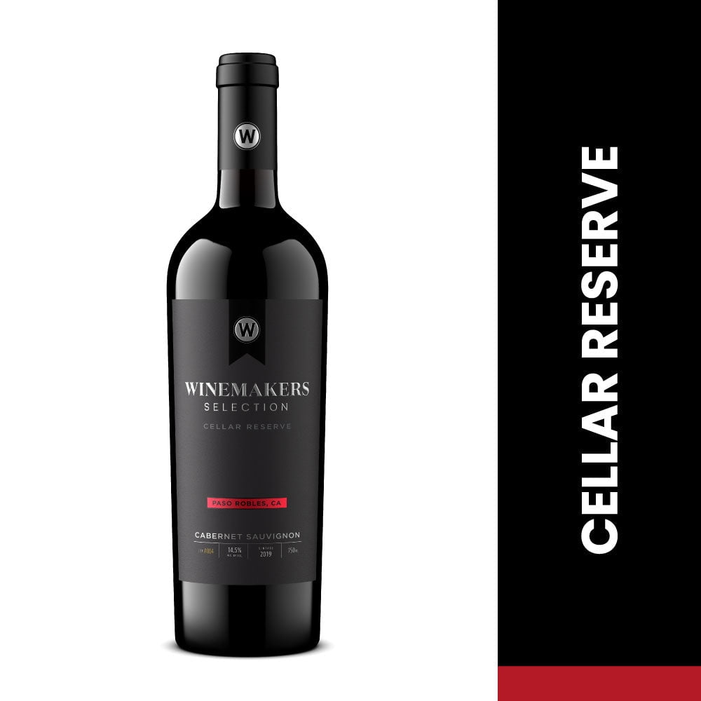 Winemakers Selection Cabernet Sauvignon Red Wine, Paso Robles, 15% ABV, 750ml (Glass Bottle)