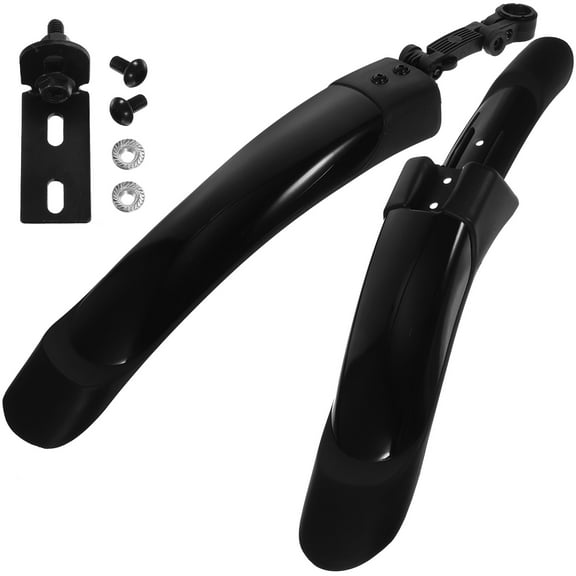 Raindrops Chain Bicycle Bike Mudguard Lightweight 4.5X8.4X54CM Black