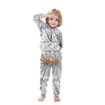 thumbnail image 6 of SDNall Matching Halloween Jumpsuit for Family Boys Girls Halloween Fashion Spider Print Plush Long Sleeved Jumpsuit Family Parent-Child Wear Kid, 6 of 8