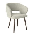thumbnail image 4 of Ottomanson Palermos Mid Century Modern Easy Assembled Kitchen Dining Chair, Beige, Set of 2, 4 of 6