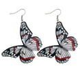 thumbnail image 1 of Drop Earrings Butterfly Shape Creative Fashion Pierced Earrings Dangle Earrings, 1 of 10