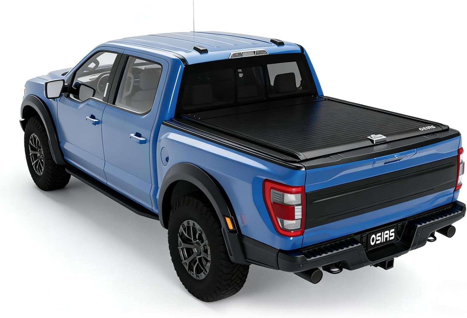 OSIAS Retractable Hard Truck Bed Tonneau Cover for 2013–2023 Toyota Tacoma 5FT (60.5") Bed, Aluminum Sliding Cover with Combination Lock, Waterproof, No-Drill Installation